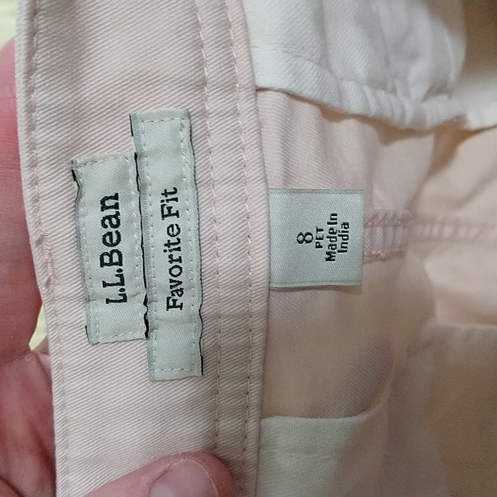L.L.Bean Light Pink Favorite Fit Pants - Picture 4 of 12